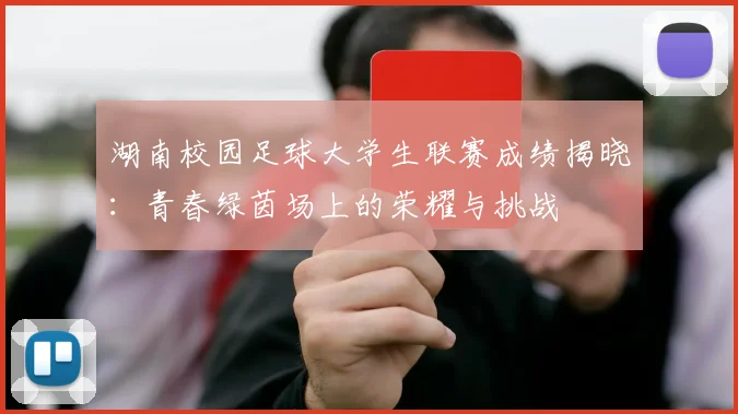 湖南校园足球大学生联赛成绩揭晓:青春绿茵场上的荣耀与挑战